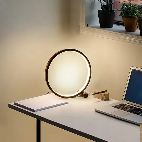 LED Touch Table Lamp - Modern Minimalist Round Table Lamp