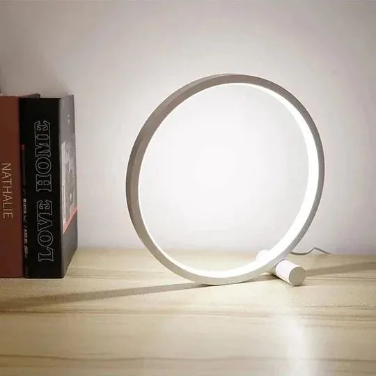 LED Touch Table Lamp - Modern Minimalist Round Table Lamp
