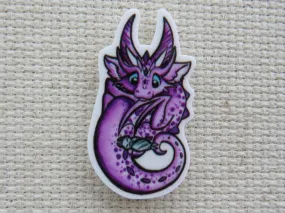 Light Purple Dragon Needle Minder, Cover Minder, Magnet