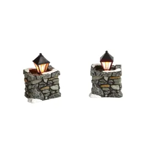 Limestone Lamps, Dept. 56 Village