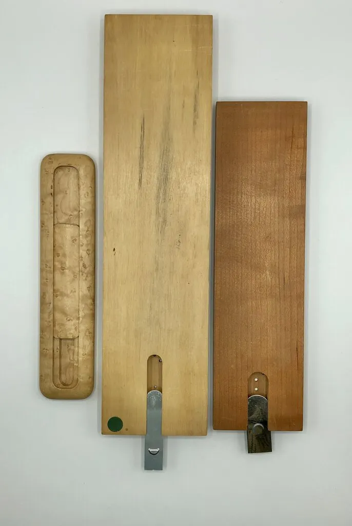 Lot of 3 Vintage Cribbage Boards/ No Pegs /b