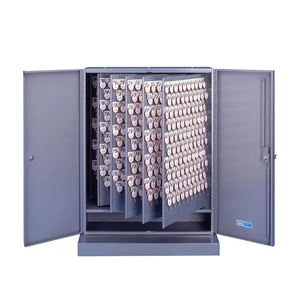 Lund - 1800 Series Wall Key Cabinet - Optional Tag System - Optional Capacity - 18 Gauge Steel - Grey Powder Coat Finish