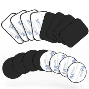 Magnetic Phone Holder Kit: Metal Plate Set for Secure Grip & Compatibility