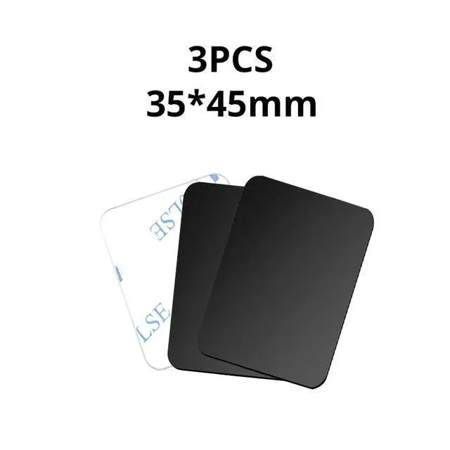 Magnetic Phone Holder Kit: Metal Plate Set for Secure Grip & Compatibility