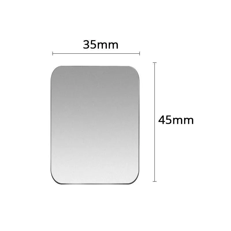 Magnetic Phone Holder Kit: Metal Plate Set for Secure Grip & Compatibility