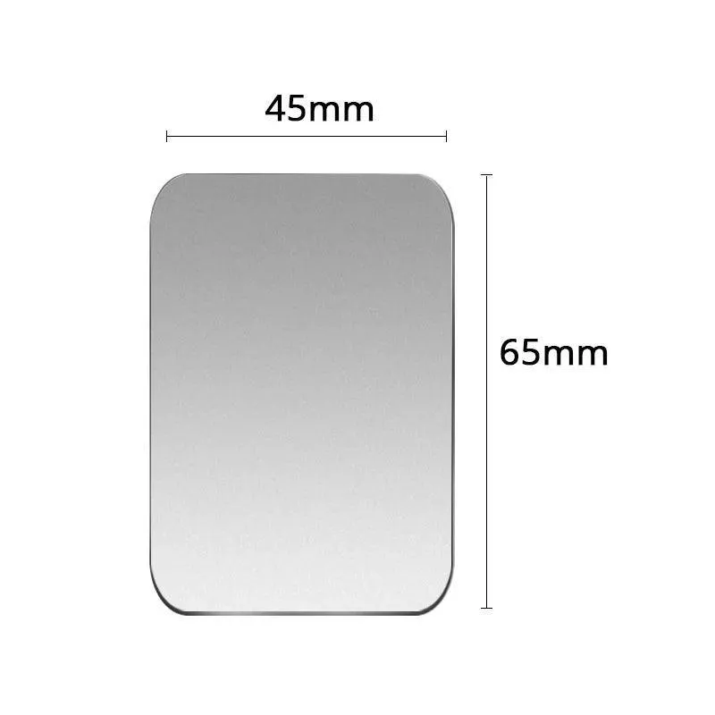 Magnetic Phone Holder Kit: Metal Plate Set for Secure Grip & Compatibility