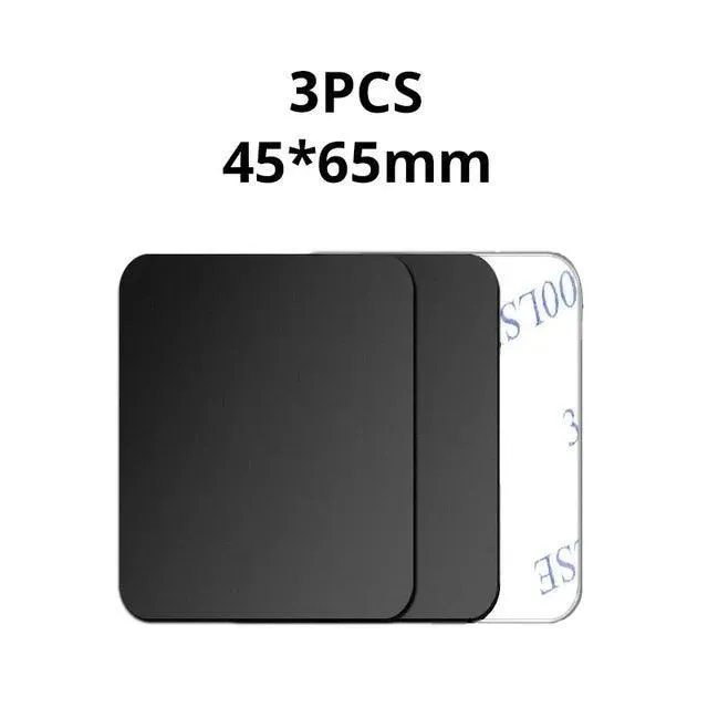Magnetic Phone Holder Kit: Metal Plate Set for Secure Grip & Compatibility
