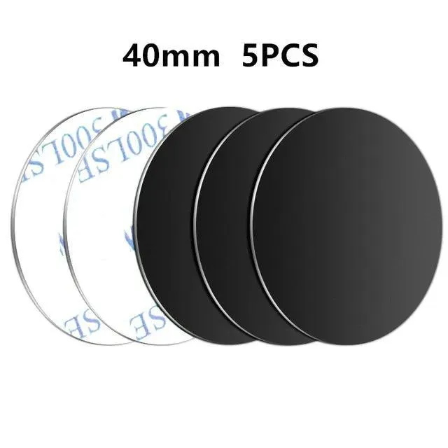 Magnetic Phone Holder Kit: Metal Plate Set for Secure Grip & Compatibility