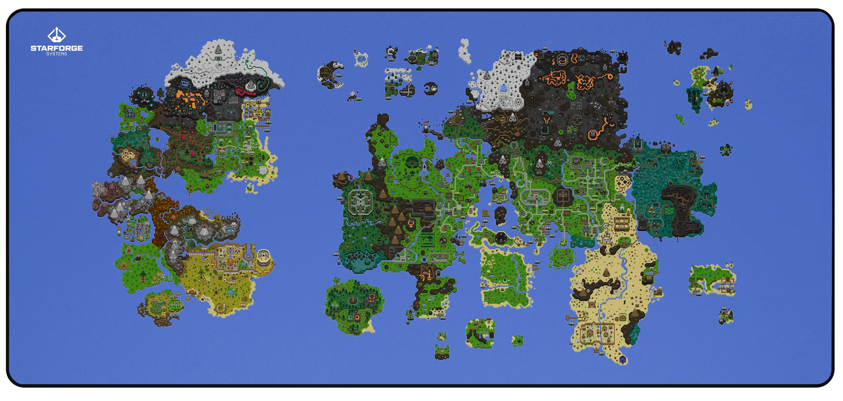 Map - Desk Mat