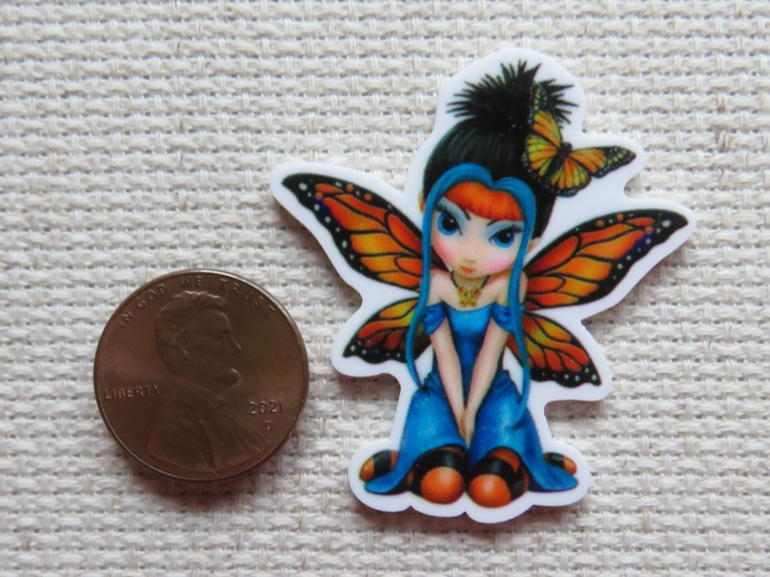 Monarch Fairy Needle Minder, Cover Minder, Magnet