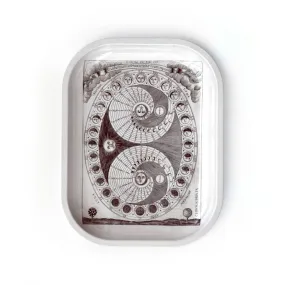 Moon Phase Metal Notions or Ritual Tray