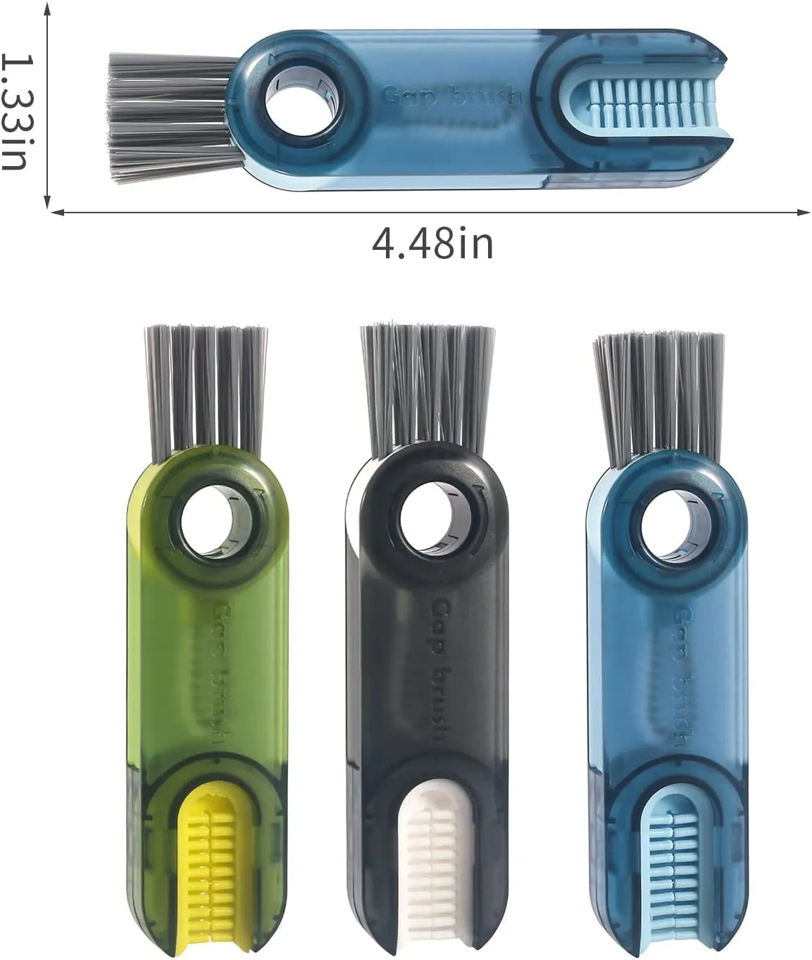 Multifunctional 3-in-1 Cup Lid Cleaning Brush Set