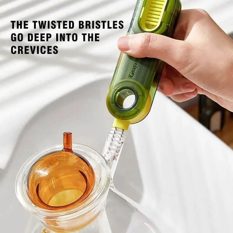 Multifunctional 3-in-1 Cup Lid Cleaning Brush Set