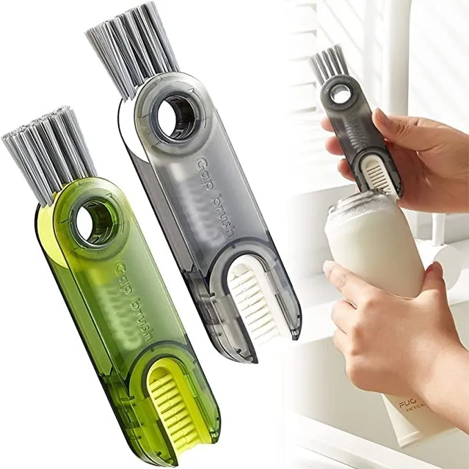 Multifunctional 3-in-1 Cup Lid Cleaning Brush Set