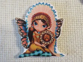 Native American Butterfly Fairy Needle Minder, Cover Minder, Magnet