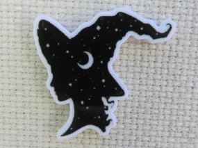 Night Sky Witch Needle Minder, Cover Minder, Magnet