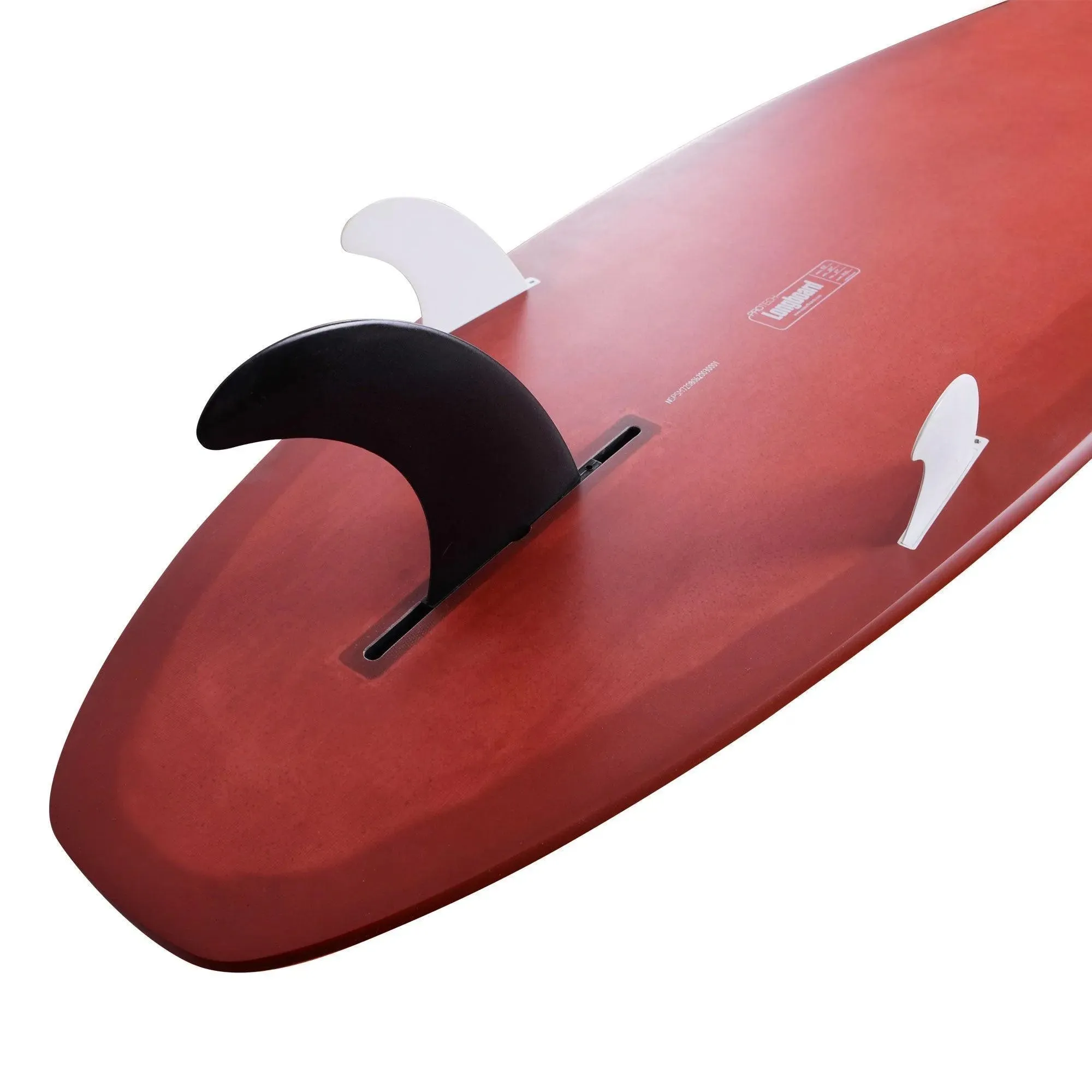 NSP 8’6 Protech Longboard Surfboard Red Tint