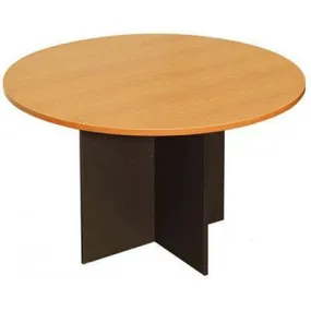 Oxley Round Meeting Table 1200Mm Diameter Beech/Ironstone