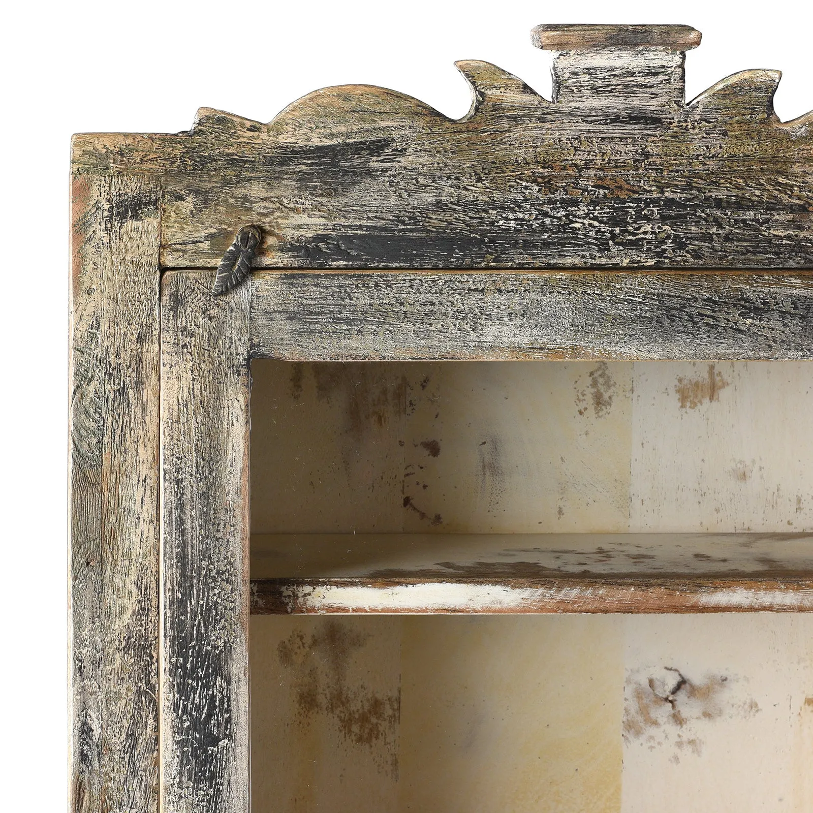 Painted Glazed Wall Cabinet