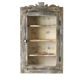 Painted Glazed Wall Cabinet