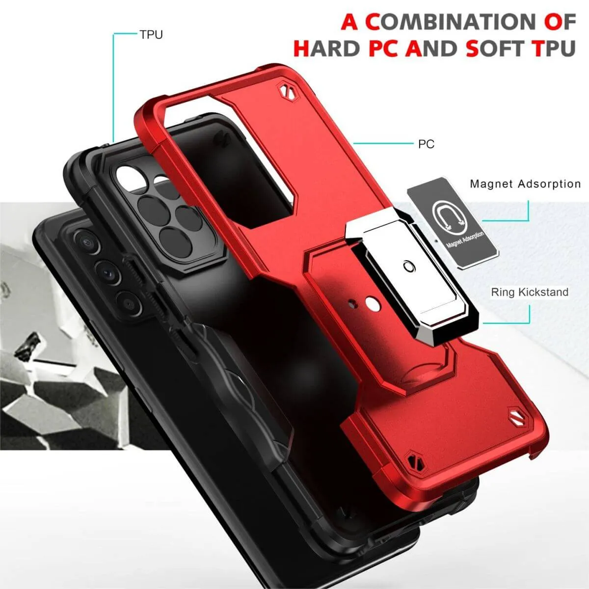 Pop Stand Series Samsung A32 5G Magnetic Case with Stand