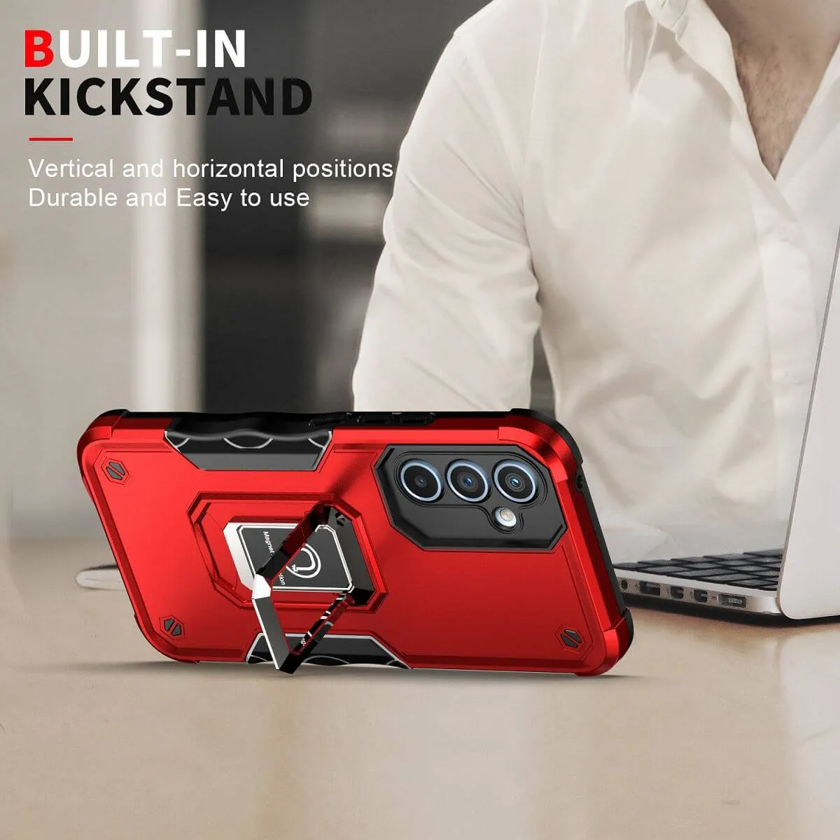 Pop Stand Series Samsung A54 4G/5G Magnetic Case with Stand