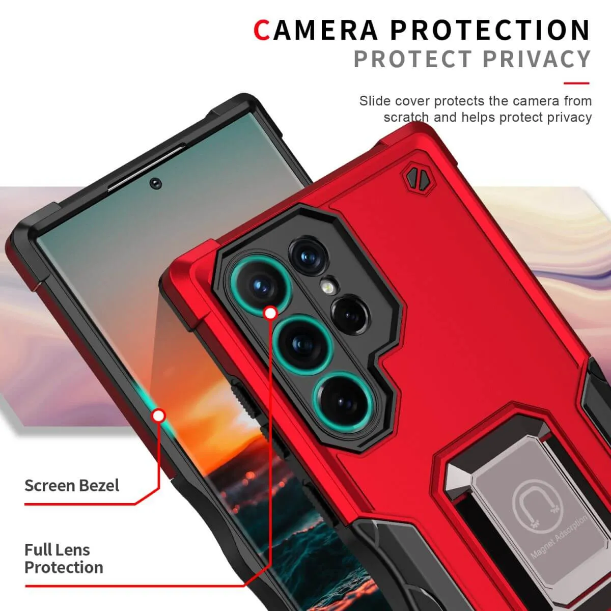 Pop Stand Series Samsung S21 Ultra Magnetic Case with Stand
