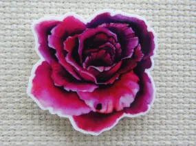 Purple Flower Needle Minder, Cover Minder, Magnet
