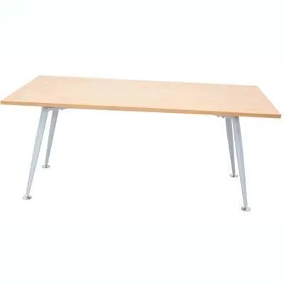 Rapid Span Meeting Table 1800 X 900Mm Beech/Silver