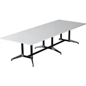 Rapidline Typhoon Boardroom Table 3200 X 1200 X 750Mm White