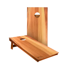 Raw Wood Panel Backyard 2400 Cornhole Boards
