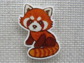 Red Panda Stare Needle Minder, Cover Minder, Magnet