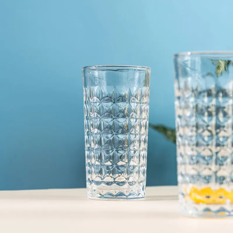 Refined Cut Glass Jug With 6 Pc Tumbler