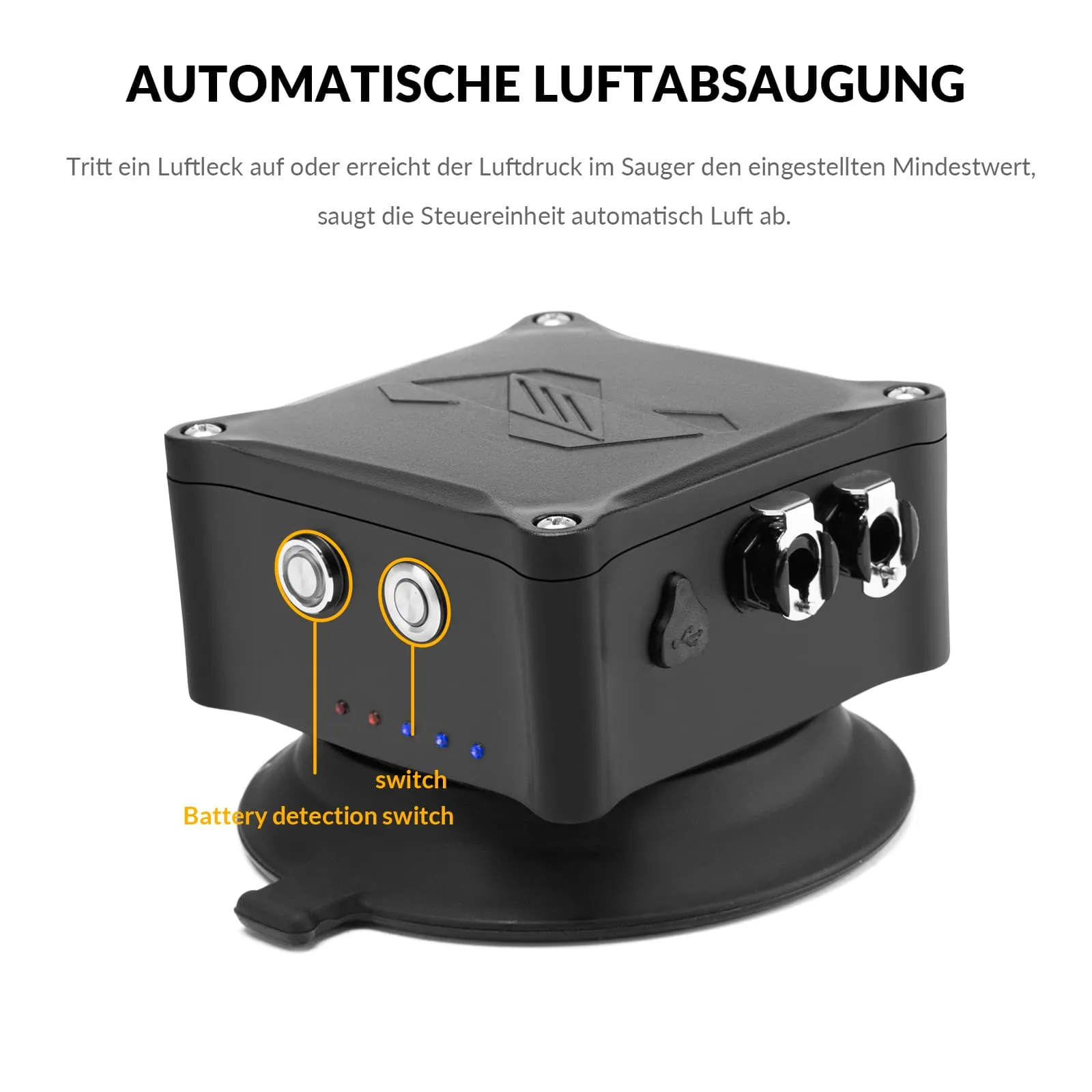 ROCKBROS Tragbar Fahrradträger elektrisch Fahrrad Dachträger mit Saugnapf