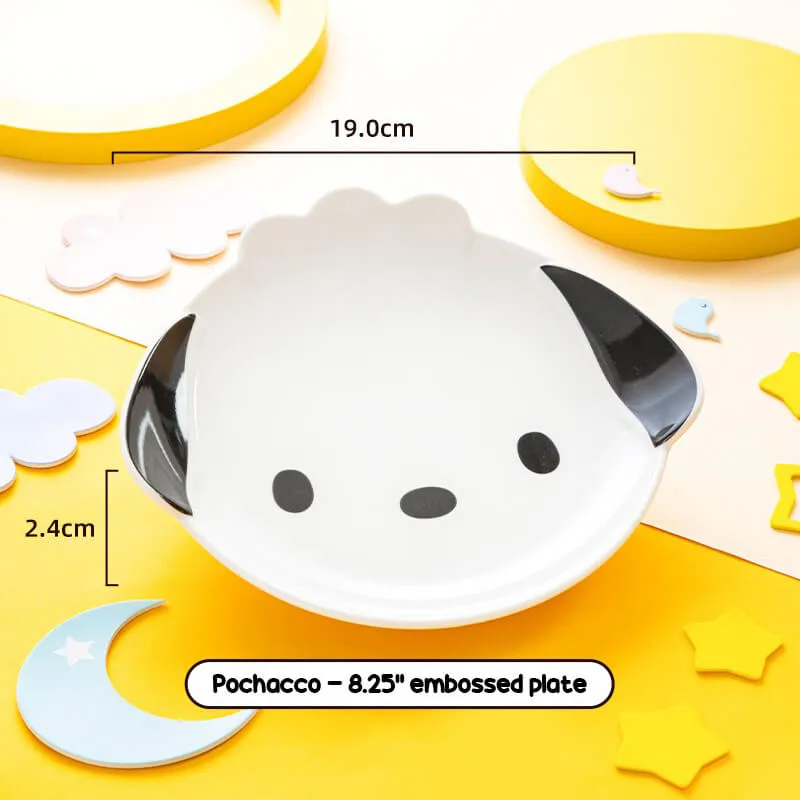 Sanrio Characters Face Ceramic Relief Plate