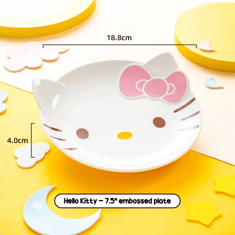 Sanrio Characters Face Ceramic Relief Plate