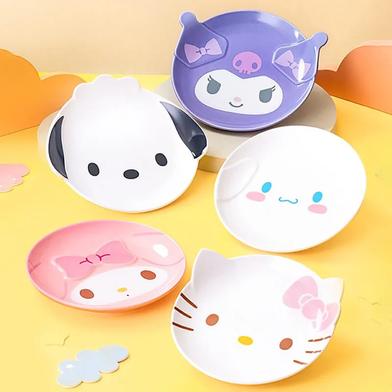 Sanrio Characters Face Ceramic Relief Plate