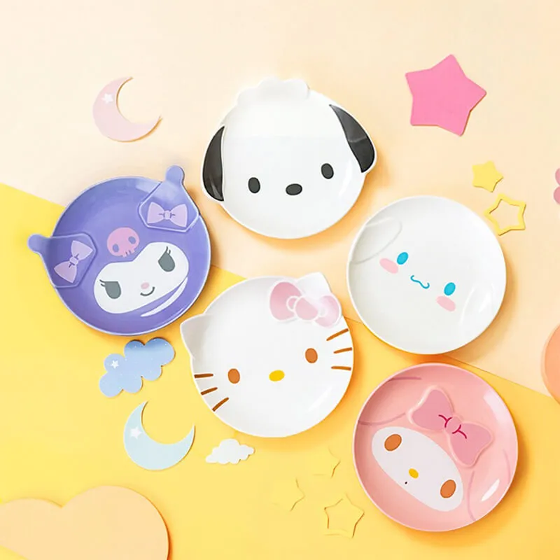 Sanrio Characters Face Ceramic Relief Plate