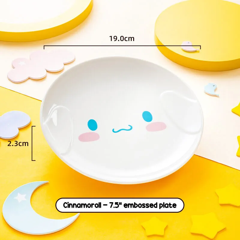 Sanrio Characters Face Ceramic Relief Plate