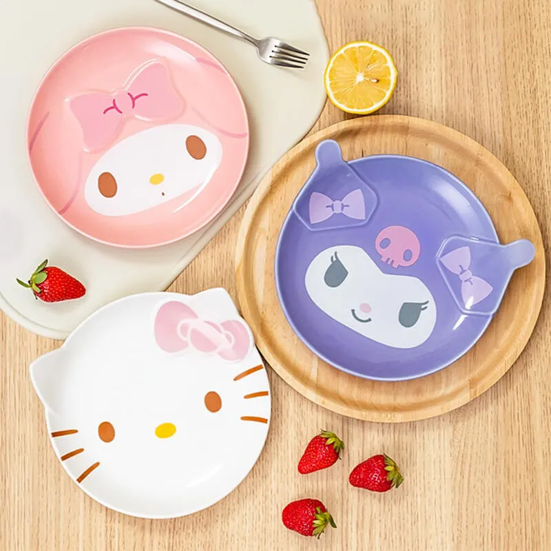 Sanrio Characters Face Ceramic Relief Plate