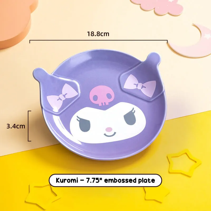 Sanrio Characters Face Ceramic Relief Plate