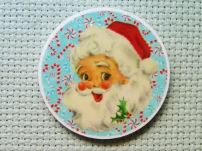 Santa with Candy Canes Needle Minder, Cover Minder, Magnet LAST ONE!