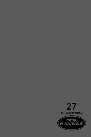 Savage Widetone Seamless Background Paper (Thunder Gray 86”X12yds)