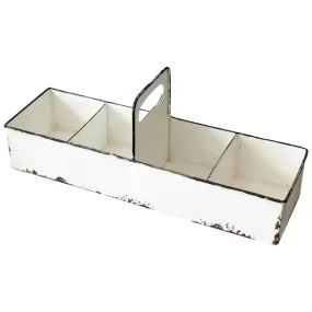 Selma Slotted Enamel Tray