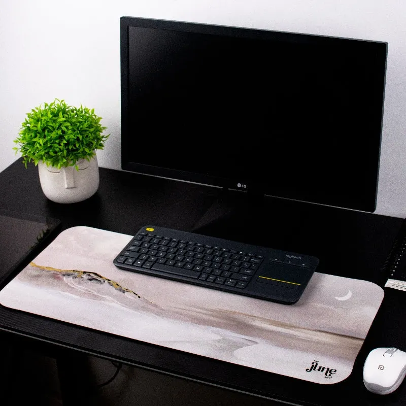 Serene Mountainscape Versatile Desk Mat