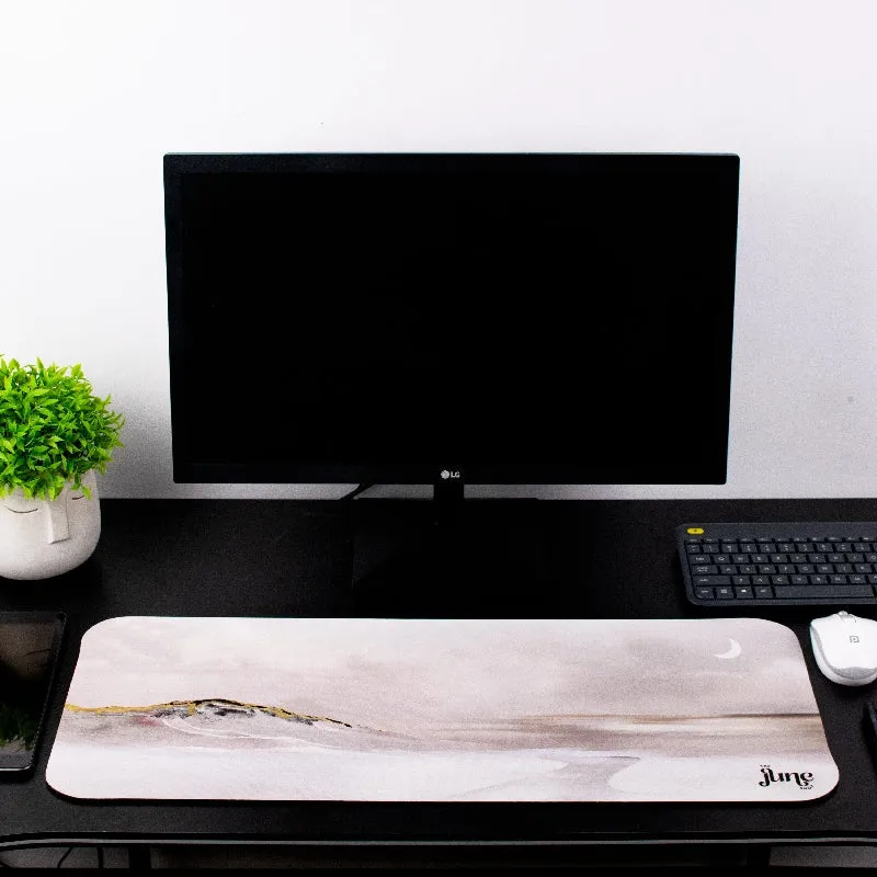 Serene Mountainscape Versatile Desk Mat