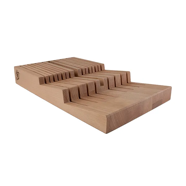 Shun 15-Slot In-Drawer Bamboo Knife Tray