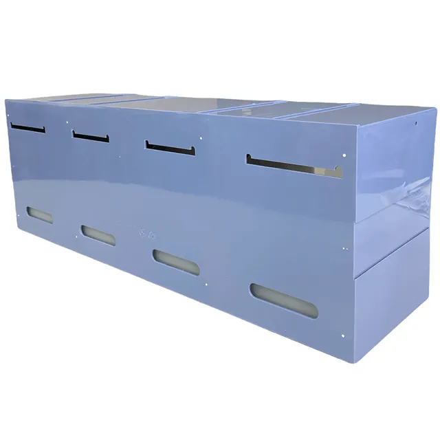 Shuter 4 Compartment Storage Cabinet Tilt Free Block Bin Stackable Large