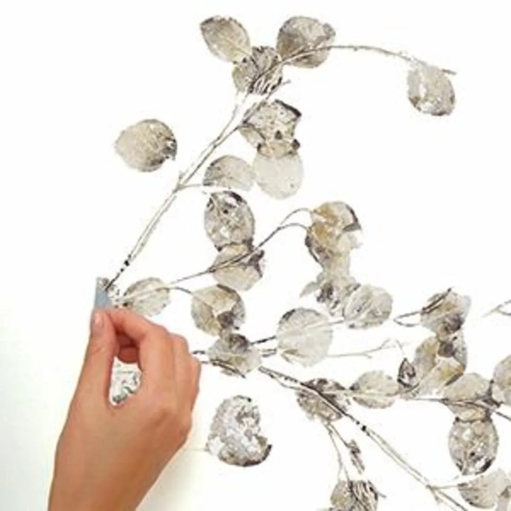 Silver Dollar Branch Giant Wall Decals