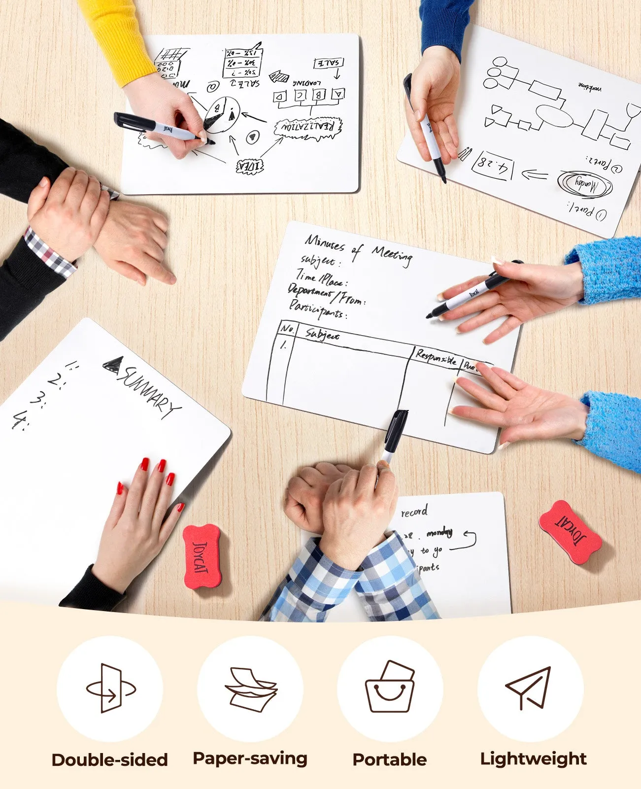 Small Dry Erase Lap Boards for Students